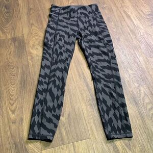 Lululemon Wunder Train High-Rise‎ pants yoga workout black gray